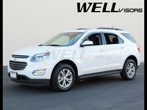WELLvisors side window deflector vent visor Installation Video Chevrolet Equinox 10-17