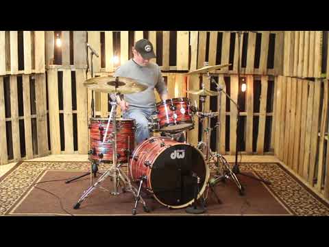 DW Collector's Maple Tiger Oyster Drum Set - 22,12,16 - SO#989790