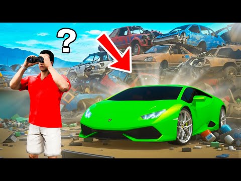 АХАХА! КӨЛІКТІ СВАЛКАҒА ЖАСЫРДЫМ!!! ЖАСЫР және ІЗДЕ!!! ГТА 5 қазақша