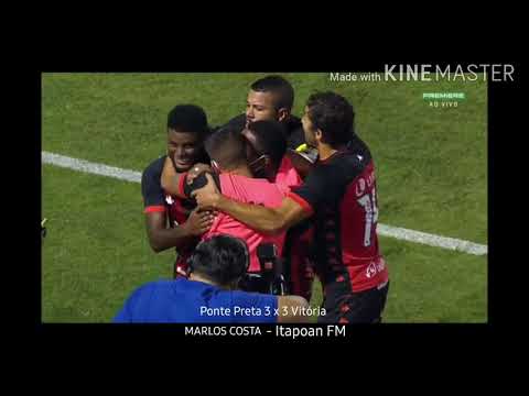 Ponte Preta 3 x 3 Vitória seria B. 14 de agosto de 2020