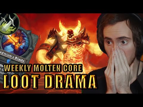 Weekly MC raid brings more LOOT DRAMA for Asmongold - WoW Classic