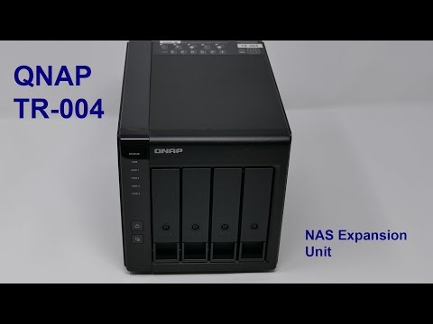 QNAP TR-004 diskų masyvas Juoda video