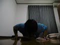 320 Push ups+30kg floor press 腕立て320回+30kgフロアプレス17回
