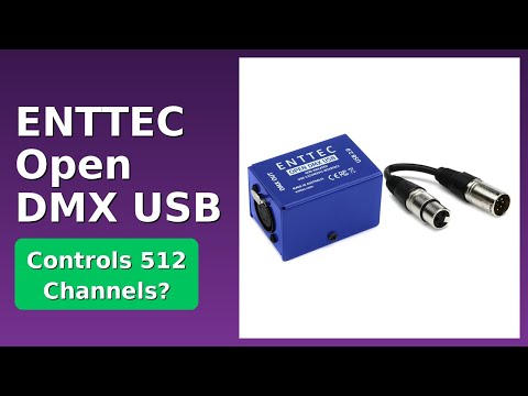 ENTTEC Open DMX USB 512-channel Non-Isolated DMX Interface image 5