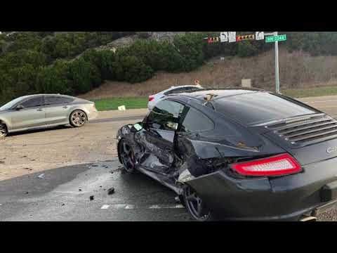 Austin, Texas and my Porsche crash...