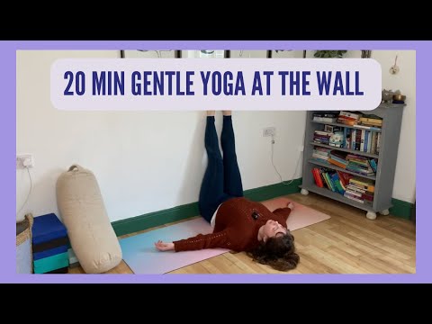 20 Min Gentle Yoga at the Wall | Release, Restore & Unwind ✨💖🫶