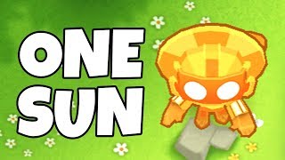 How Long Can You Survive With 1 Sun God Monkey? (Bloons TD 6)