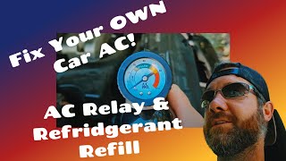AC Not Working! Solutions for Gen 4 2006 Toyota  4Runner, AC Relay and Refrigerant Tutorial