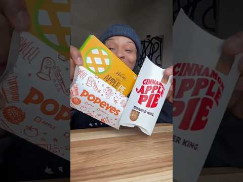 Kampf der Apfelkuchen 🥧 | McDonald’s vs. Popeyes vs. Burger King