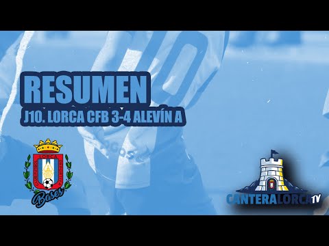J10  Lorca CFB 3-4 Alevín A - Resumen