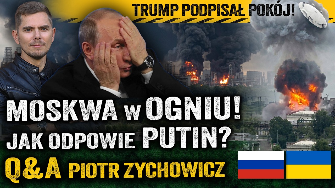 Wielki atak dronów! Wielkie eksplozje w Moskwie. Trump kapitulował przed Iranem —Piotr Zychowicz Q&A