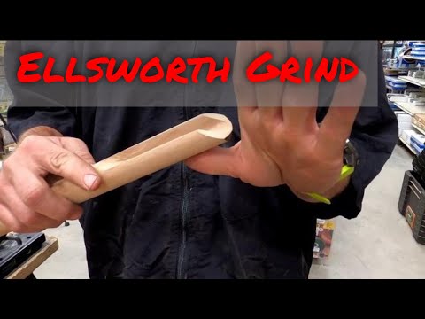 How to Make the "Ellsworth Grind" on a bowl gouge, using a Bench Grinder