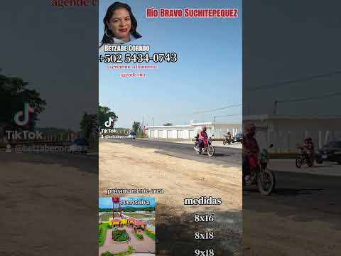 Lotes en Río Bravo Suchitepequez  Llama hoy 5434-0743