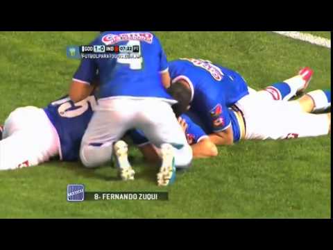 Gol de Fernando Zuqui. Godoy Cruz 1-0 Independiente