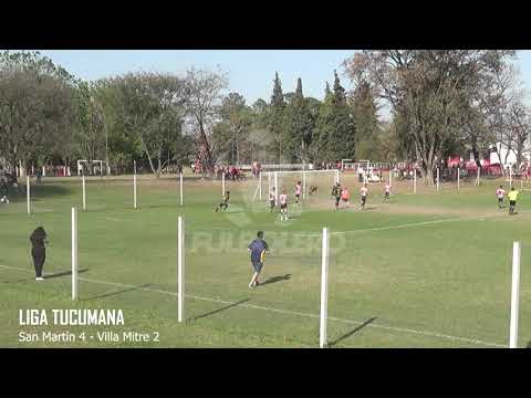 LIGA TUCUMANA: En un partido cargado de goles, San Martín derrotó a Villa Mitre