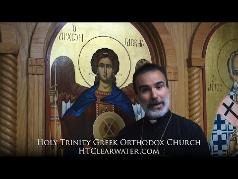 Rev. James T. Paris teaches about Archangel Gabriel | Holy Trinity Greek Orthodox Church