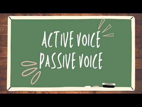 Active and Passive Voice | English Grammar