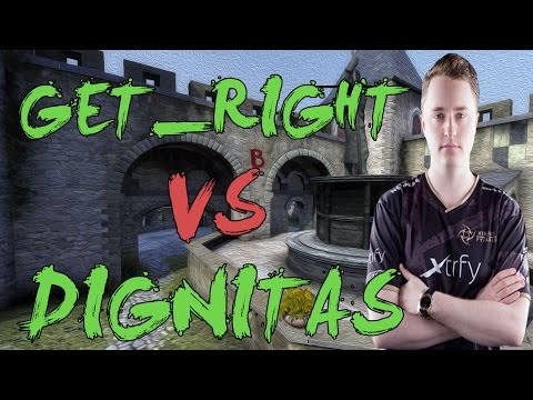 CSGO: POV NiP GeT_RiGhT vs dignitas (26/13) cobblestone @ ECS Season 2 EU