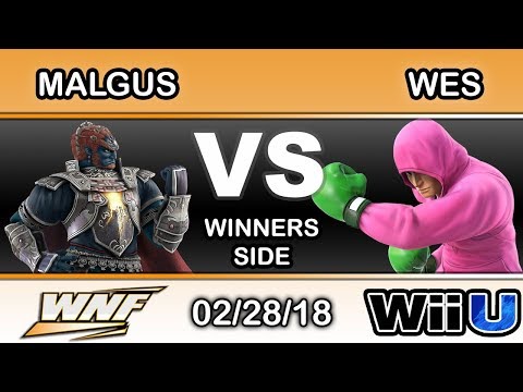 WNF 1.4 - tHB | Malgus (Ganondorf) Vs. Kh | Wes (Little Mac) Winners Side - Smash 4