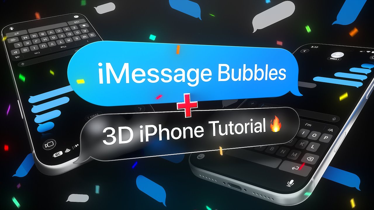ULTIMATE Text Message Animation + 3D iPhone Tutorial