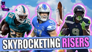 SKYROCKETING RISERS -Devon Achane -Sam Laporta -Jerome Ford -Kenneth Walker Dynasty Fantasy Football