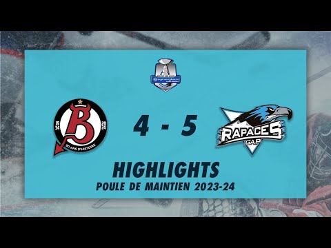 Diables Rouges de Briançon 4-5 Rapaces de Gap - Highlights - Synerglace Ligue Magnus 2023/24
