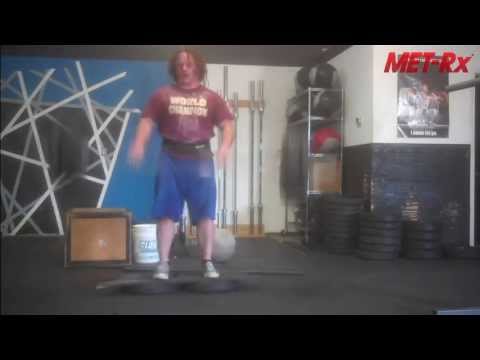 Clydesdale training, tire flip and stone shoulder medley Zack McCarley) 514-13