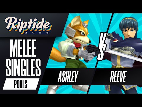 Ashley (Fox) vs Reeve (Marth) - Melee Singles Pools - Riptide 2023