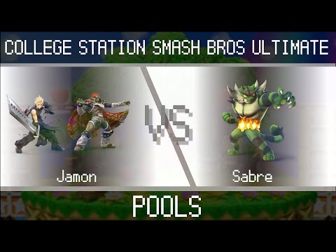 NO CAPS!! #8 -  Jamon (Cloud, Ganon) vs Sabre (Incineroar) Smash Ultimate Pools