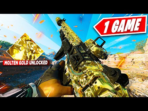 DO THIS NOW! FASTEST WAY to UNLOCK MOLTEN GOLD in BLACK OPS 7! (BO7 Mastery Camo)