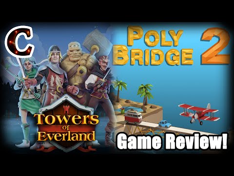 Game Reviews: Poly Bridge 2 and Towers of Everland for MacOS & iOS - YouTube