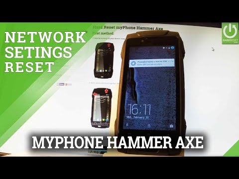 Reset Network Settings in myPhone Hammer Axe - Restore Network