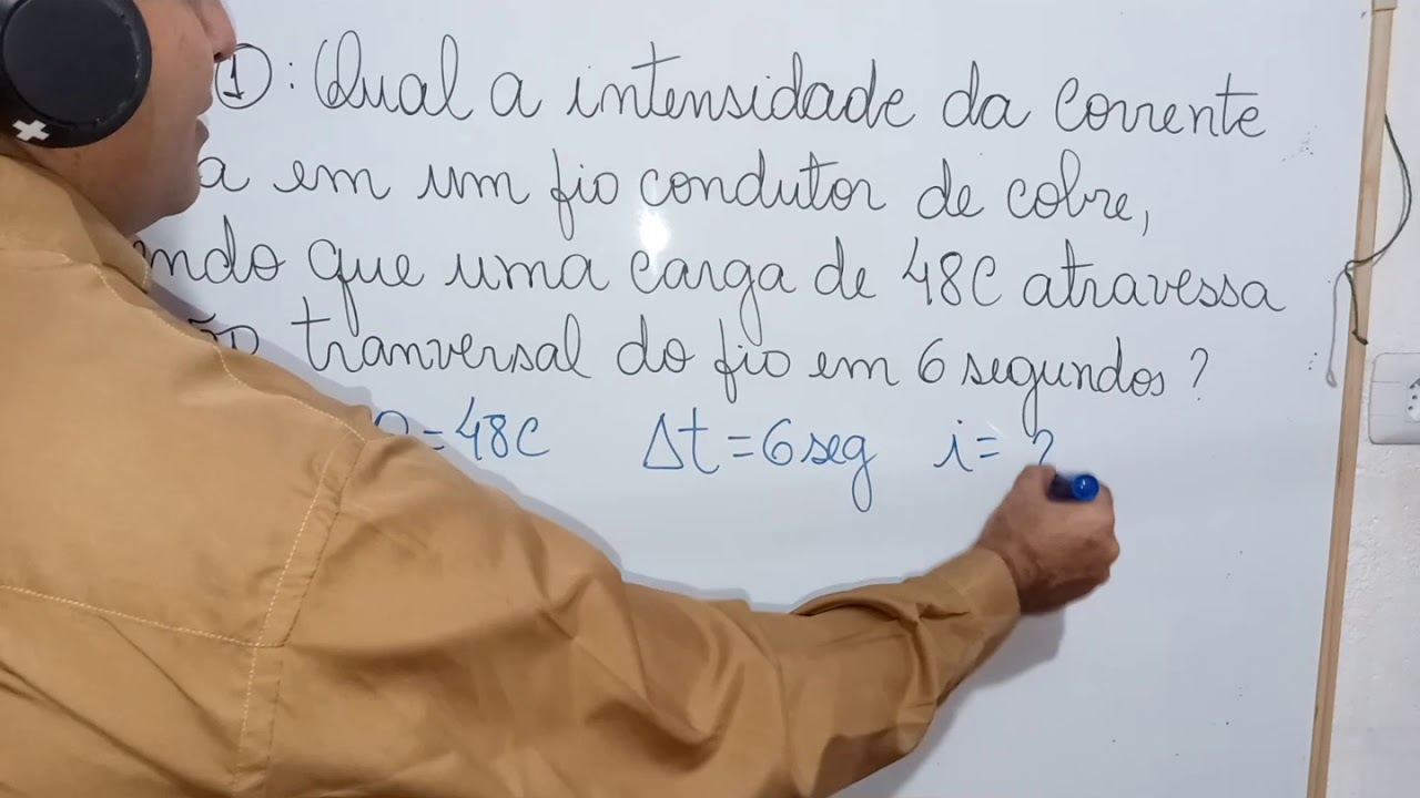 Como calcular a intensidade da corrente elétrica