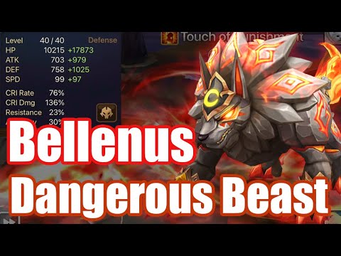 【Summoners War | Curry's RTA】The Power Bellenus, he is so so dangerous beast!!