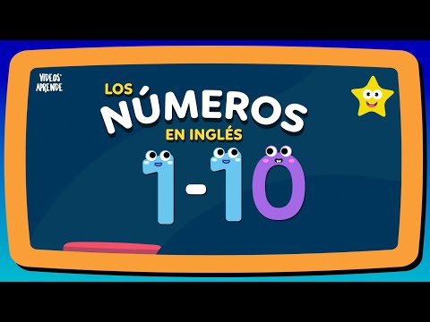 Números en inglés 1 al 10 - Videos Aprende #ingles #numeroseningles
