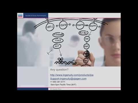 Ingenuity Pathway Analysis: Regulator Effects Analysis
