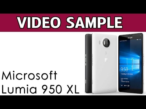 Microsoft Lumia 950 XL - 4K 25 FPS - Video Sample