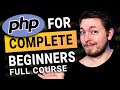 PHP Full Course 2025 Learn PHP From Scratch PHP Tutorial For Beginners
