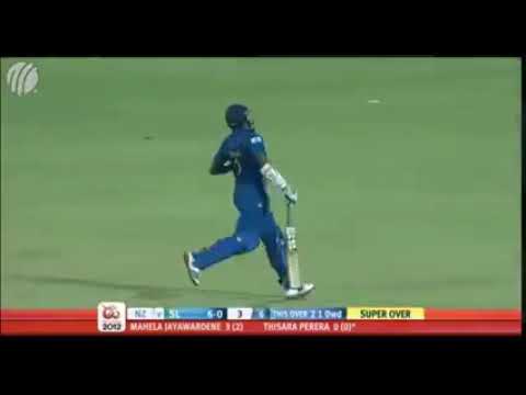SL vs NZ 2012 T20 WC Super Over