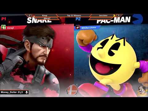 AOTM4 Winners Top 8 Qualifier - Becchino(Pac Man) vs Kinaji(Snake)
