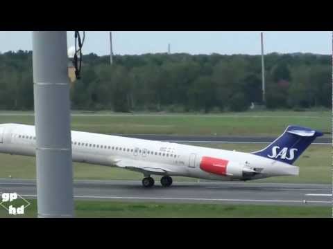 SAS I MD 82 I Takeoff Berlin-Tegel