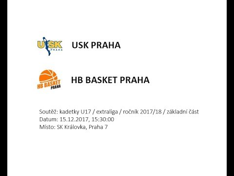 USK PRAHA - HB BASKET PRAHA, U17, 2017/18