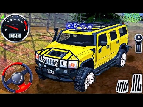 Jeep Drive Offroad  3D Simulator - Real Luxury SUV 4x4 Hummer Driver - Android GamePlay