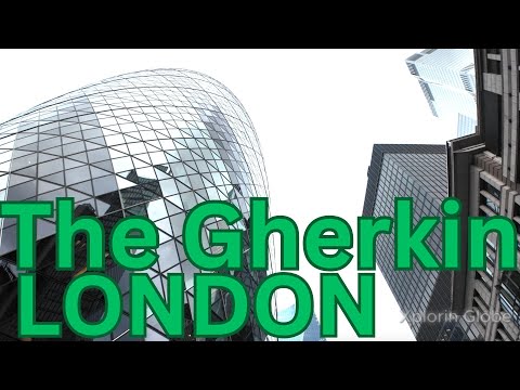The Gherkin @ 30 St Marry Axe | Short Walk Around Amazing Iconic Architecture Central London England