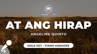 Download lagu At Ang Hirap - Angeline Quinto (Male Key - Piano Karaoke) mp3