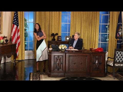 【艾倫秀】什麼！當艾倫變成總統的那一天？？  (Ellen for President- talk show)