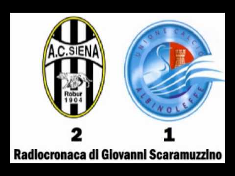 Giovanni Scaramuzzino in Siena-Albinoleffe 2-1 (8/1/2011) Radiocronaca da Radio 1 RAI