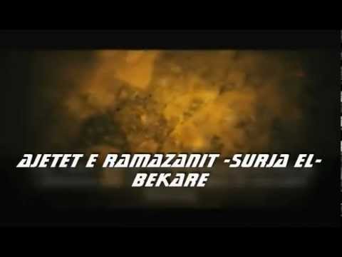 Ajetet e Ramazanit - Sureja El-Bekare