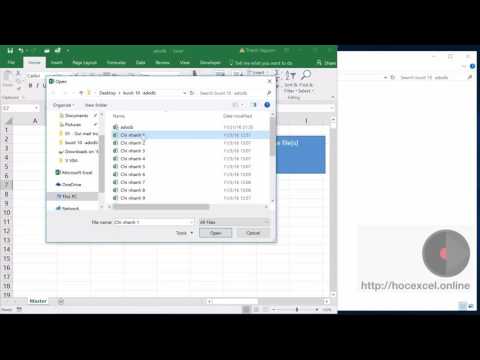 Mehrere Excel Dateien zusammenführen ohne jede Datei zu öffnen