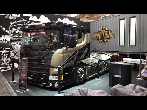 Scania Chimera reving the engine